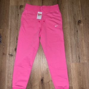 NWT PINK NIKE JOGGERS